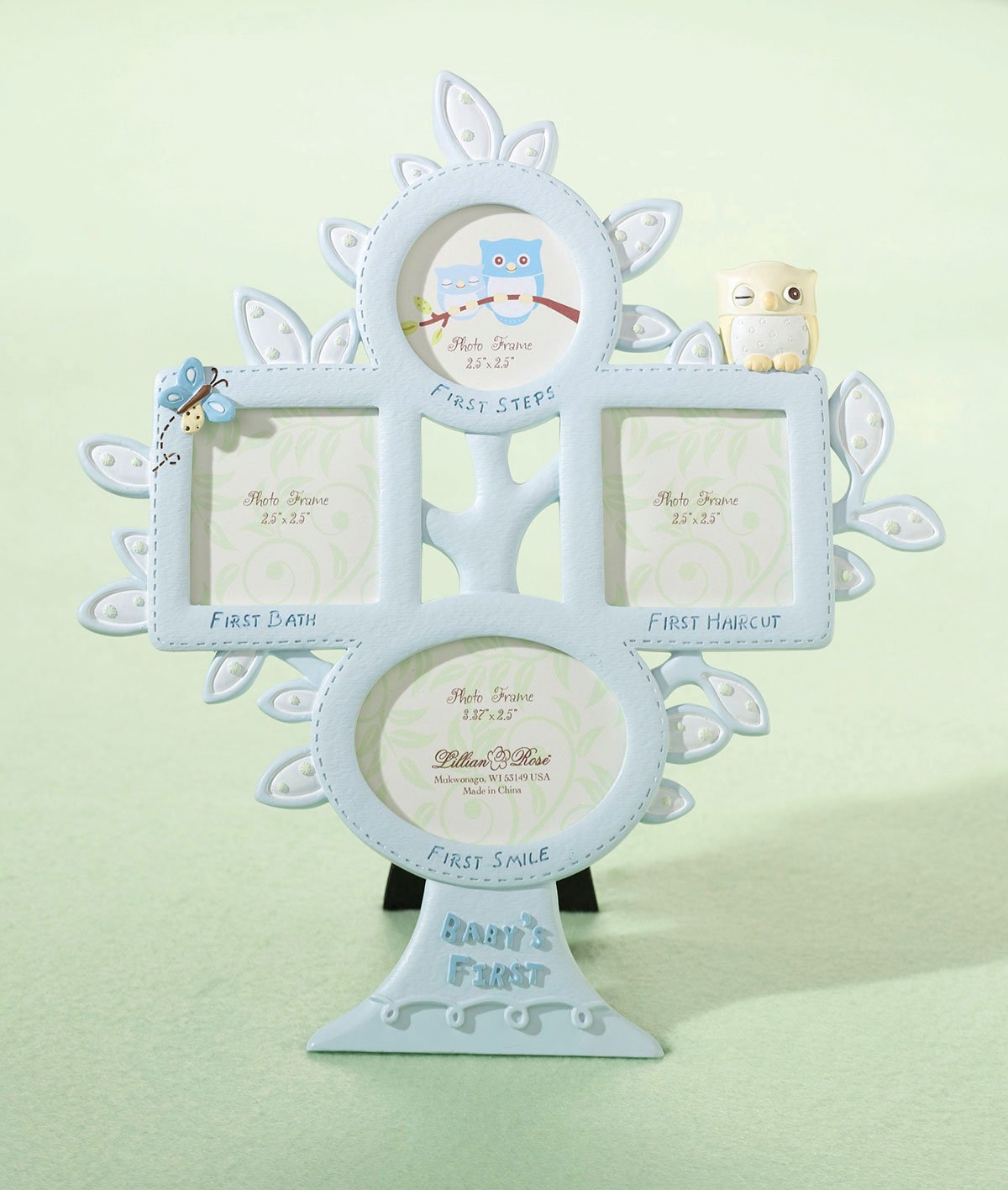Lillian Rose 1st Year Picture Frame Blue Owl 105