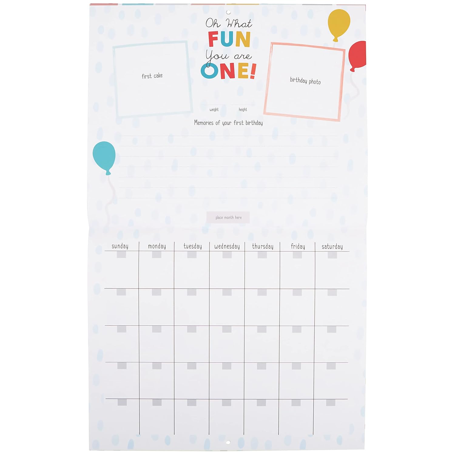 CR Gibson BA3-24545 You Are My Sunshine Keepsake Calendar