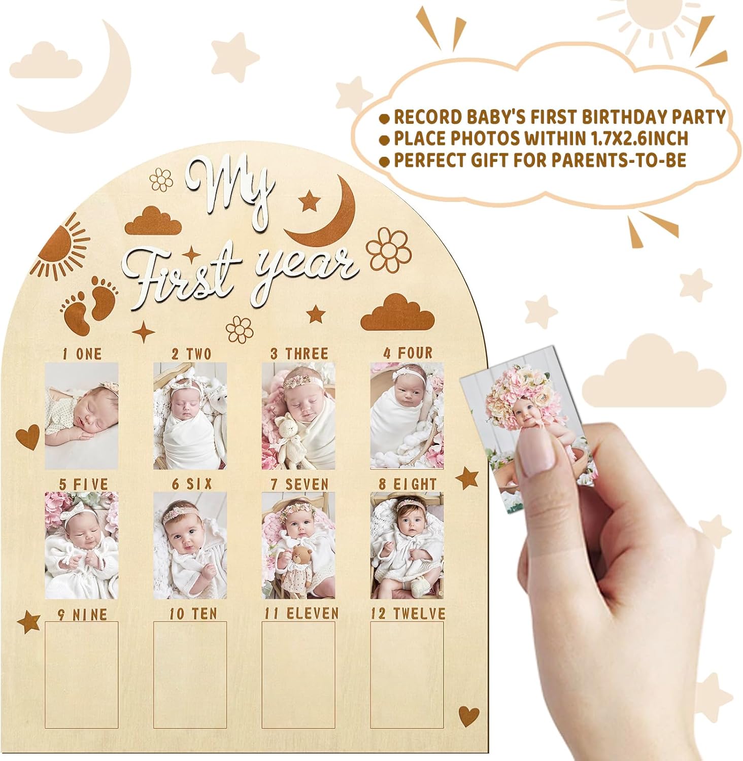 Barri Design First Year Photo Display Board