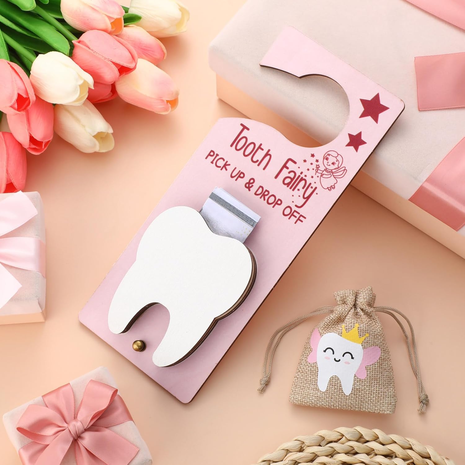 DoubleFill Tooth Fairy Holder with Money Slot