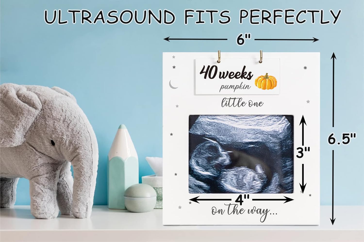 BUULUE Ultrasound Picture Frame Pregnancy Tracker