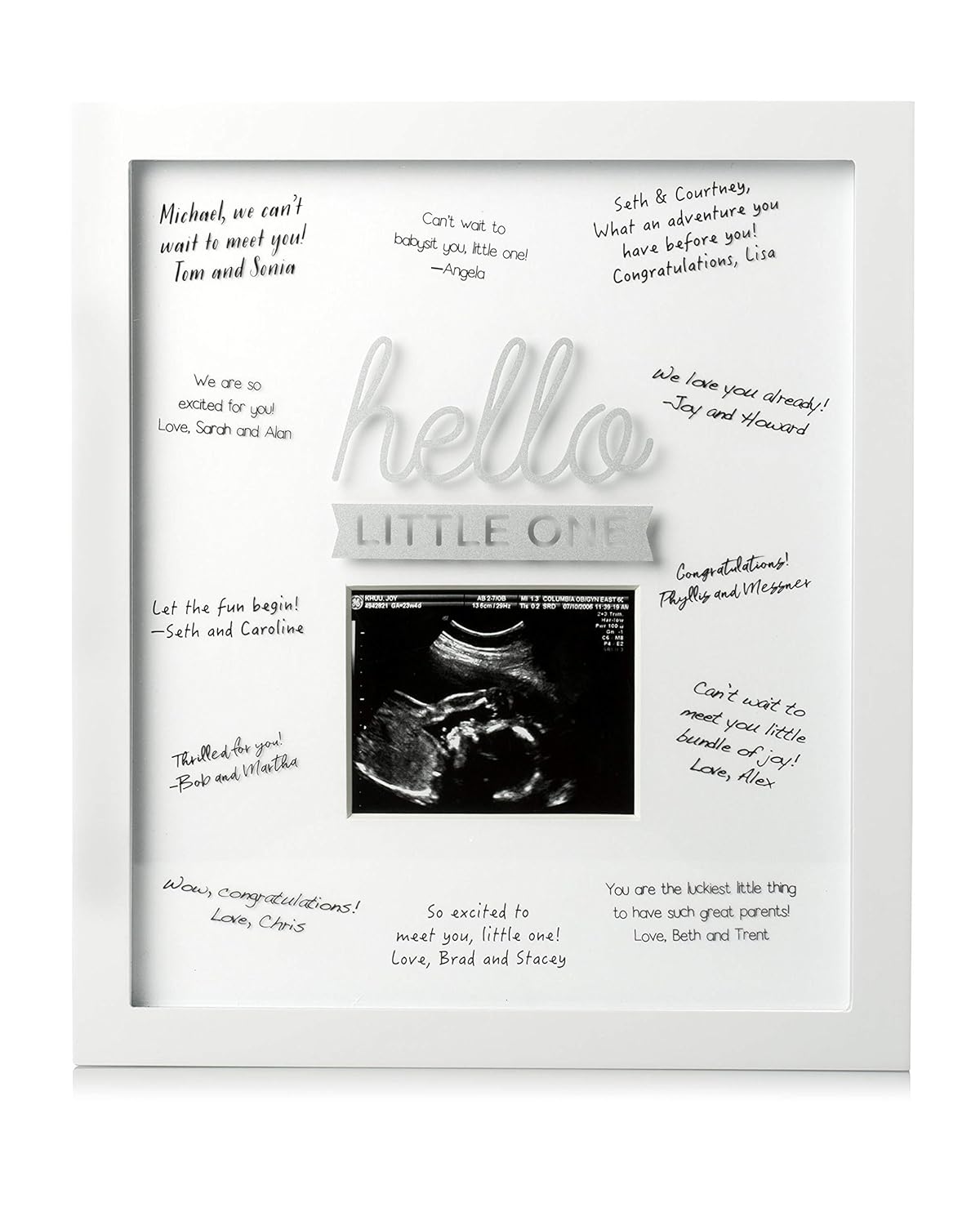 Pearhead Hello Little One Guest Signature Frame