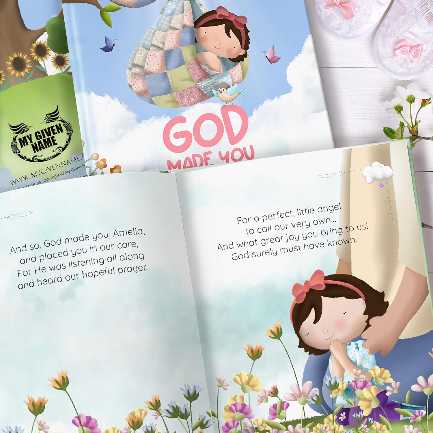 Personalized Baby Book - God Made You for Girls and Boys