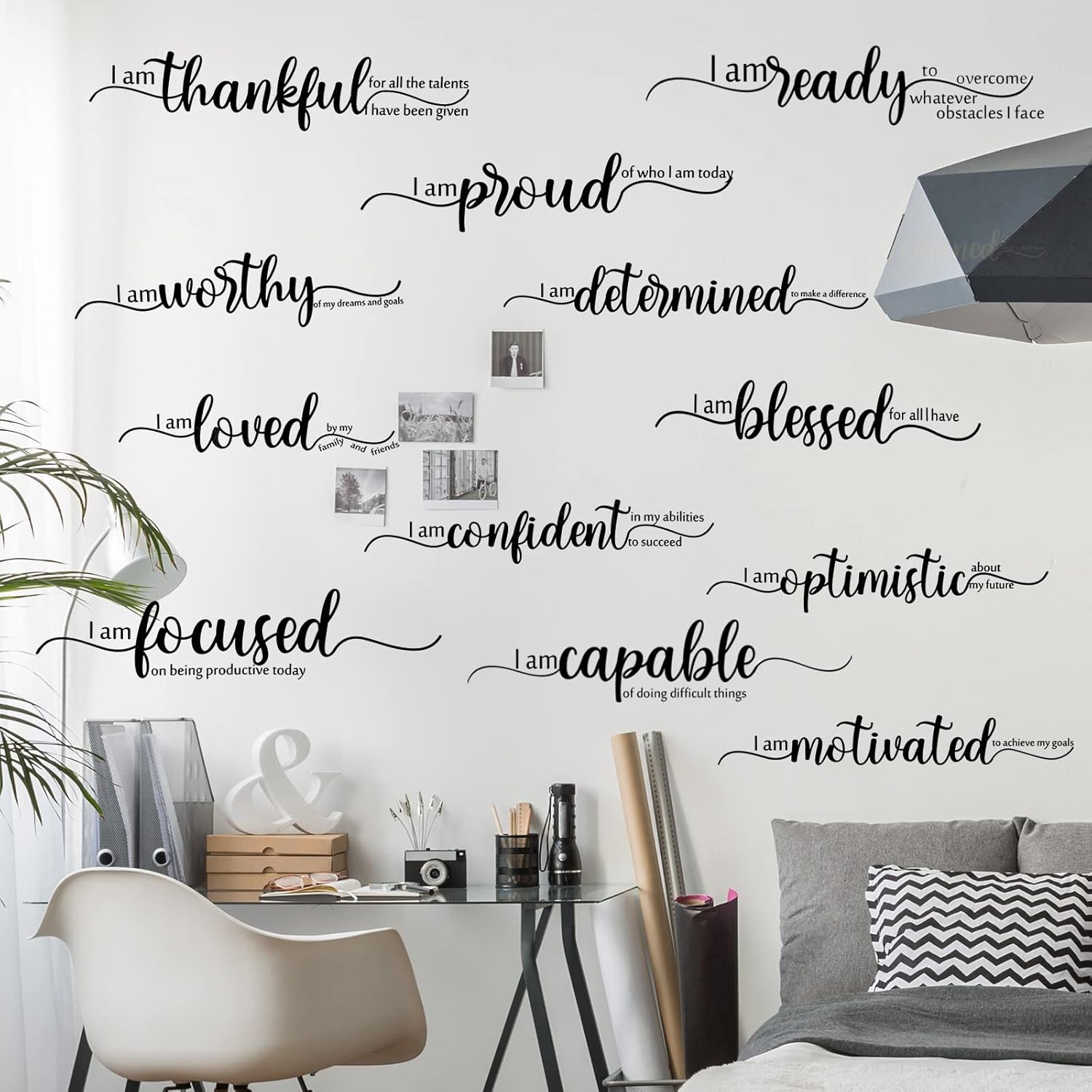 Epakh 2 Sheet Positive Inspirational Wall Decals