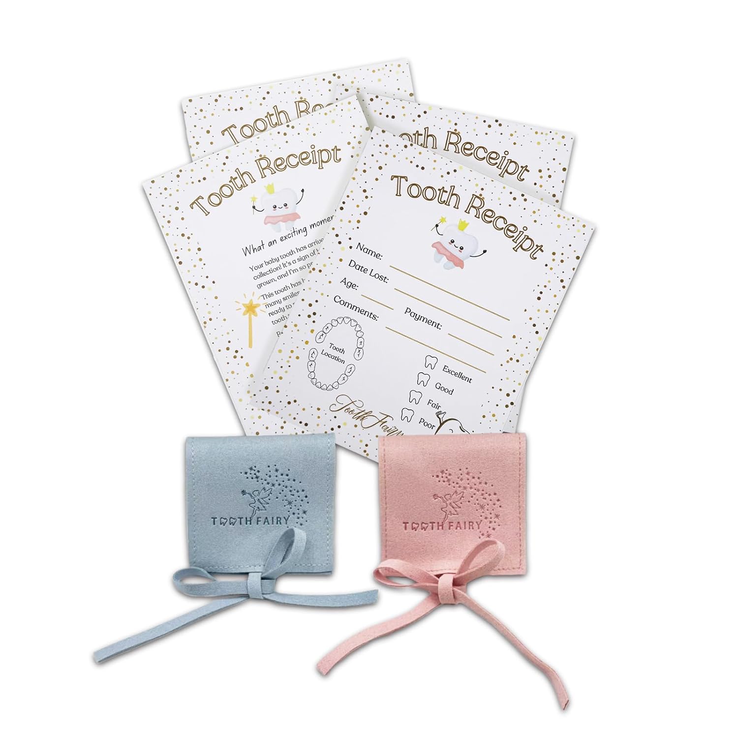 Feel Good Waves Tooth Fairy Kit with 2 Pouches
