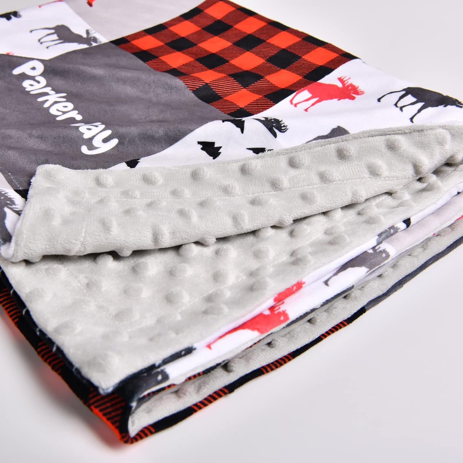 Munific Woodland Deer Personalized Baby Blanket 1