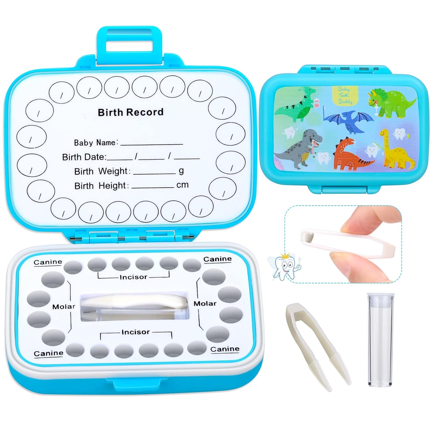 Caffox Tooth Keepsake Box for Kids 1
