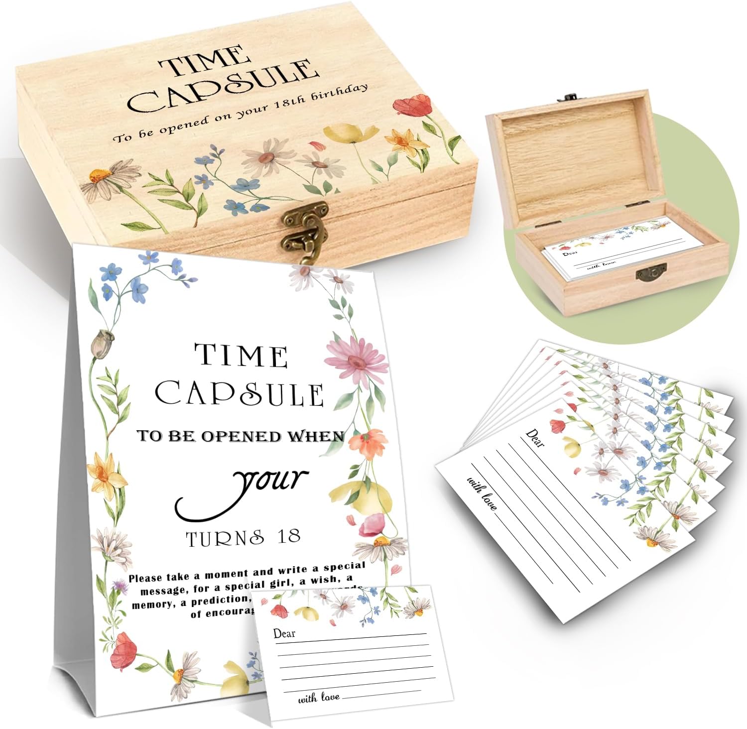 DEANHOT Floral Time Capsule Set
