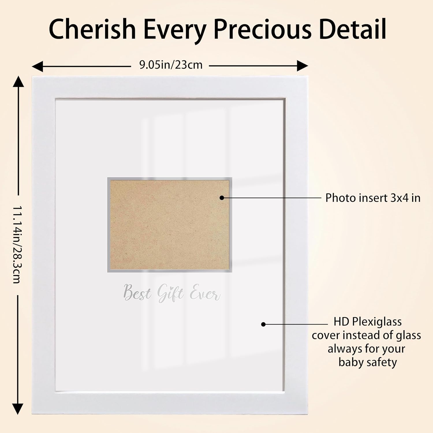 Sonogram Signature Frame Guest Book for Expecting Moms