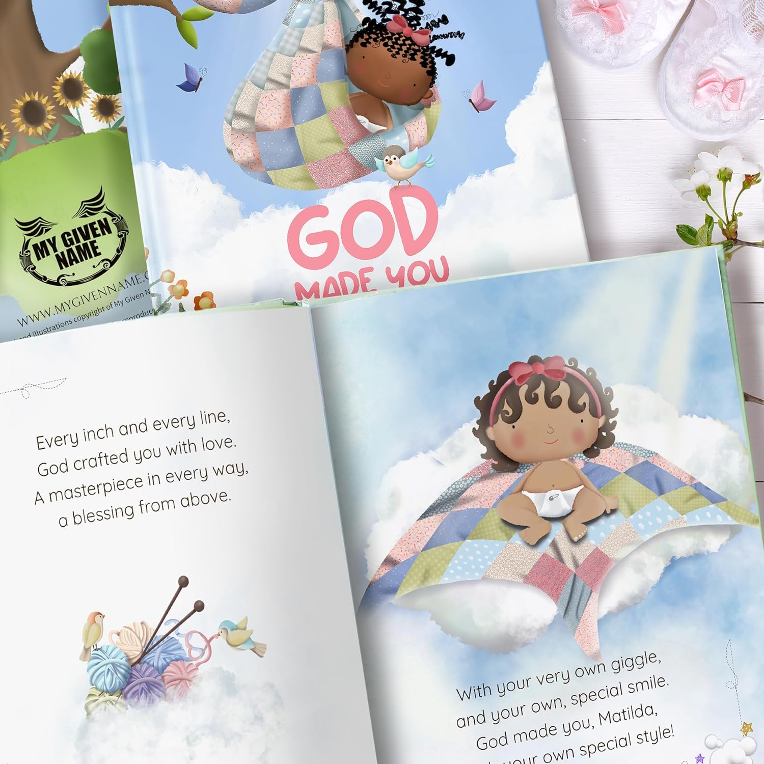 Personalized Baby Book - God Made You for Girls and Boys