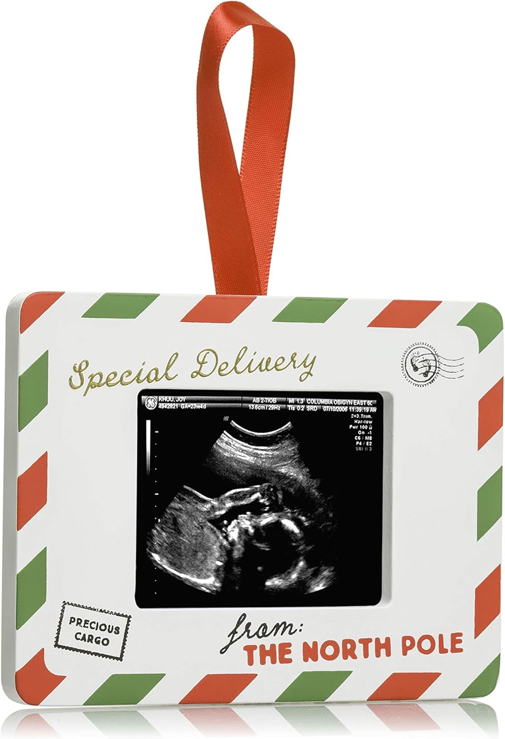 Pearhead Special Delivery Sonogram Ornament Pack of 2