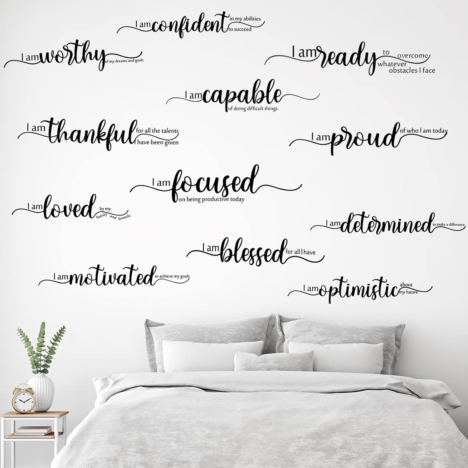 Epakh 2 Sheet Positive Inspirational Wall Decals