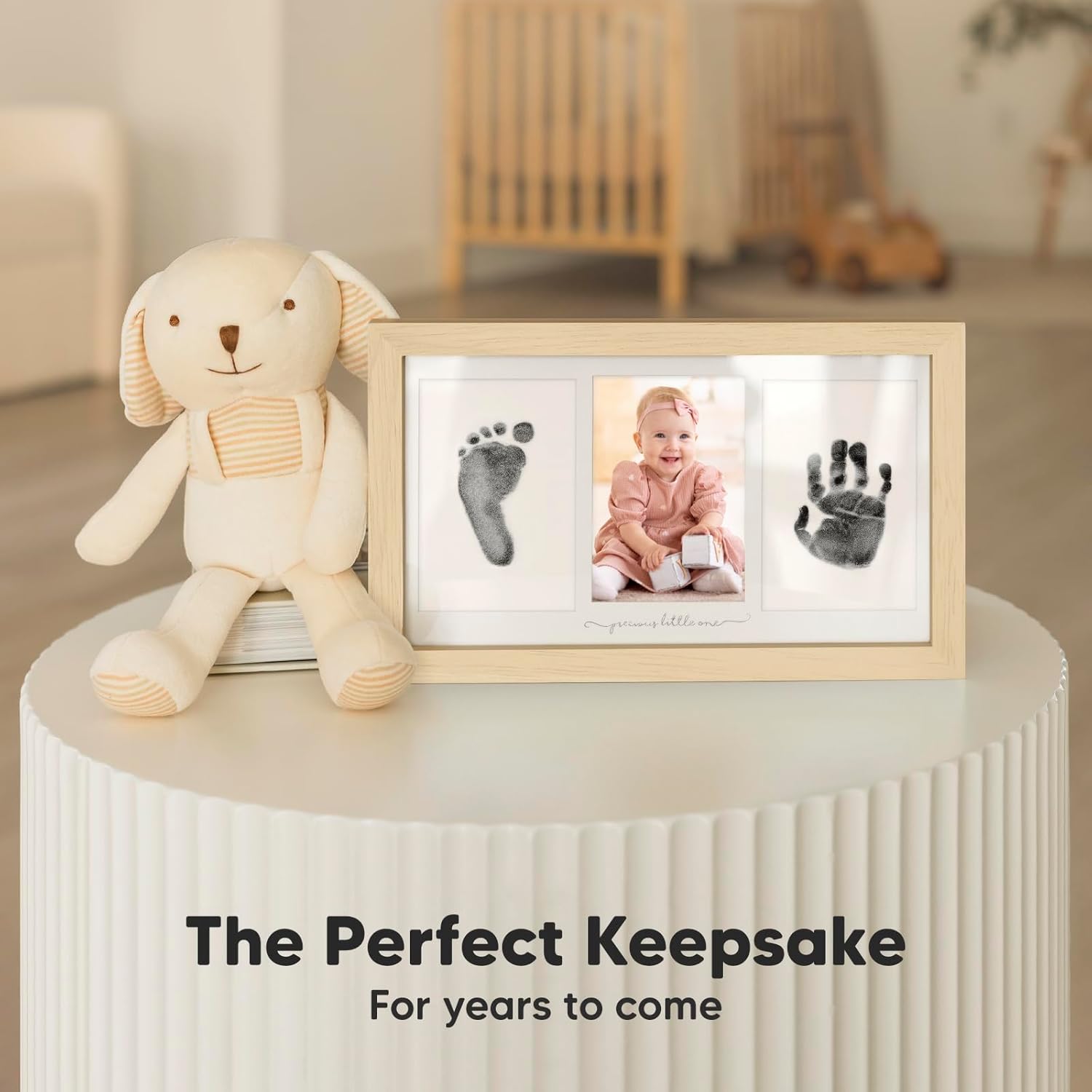 KeaBabies Inkless Hand Footprint Kit - Safe No Residue