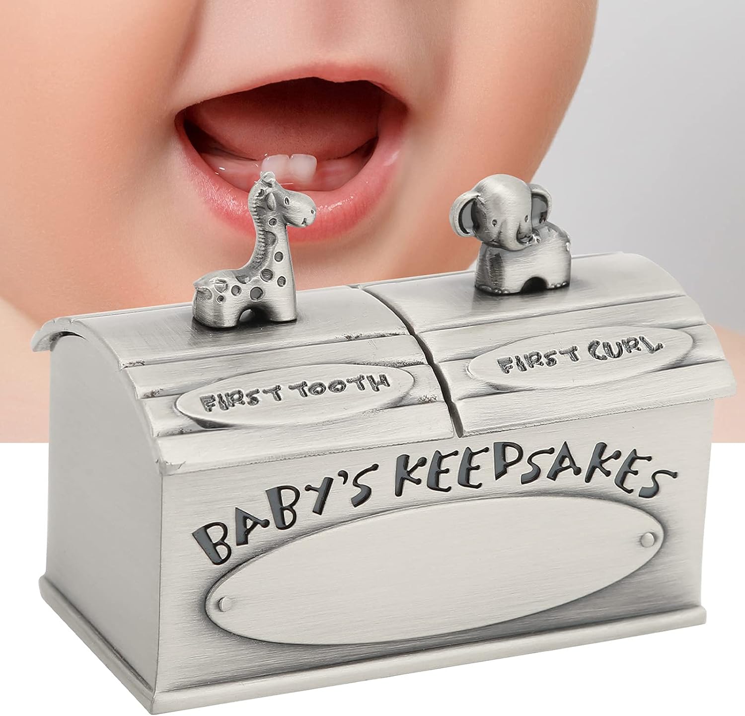 Cyrank Baby Keepsake Box with Lids