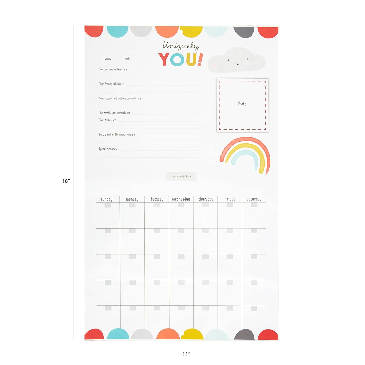 CR Gibson BA3-24545 You Are My Sunshine Keepsake Calendar