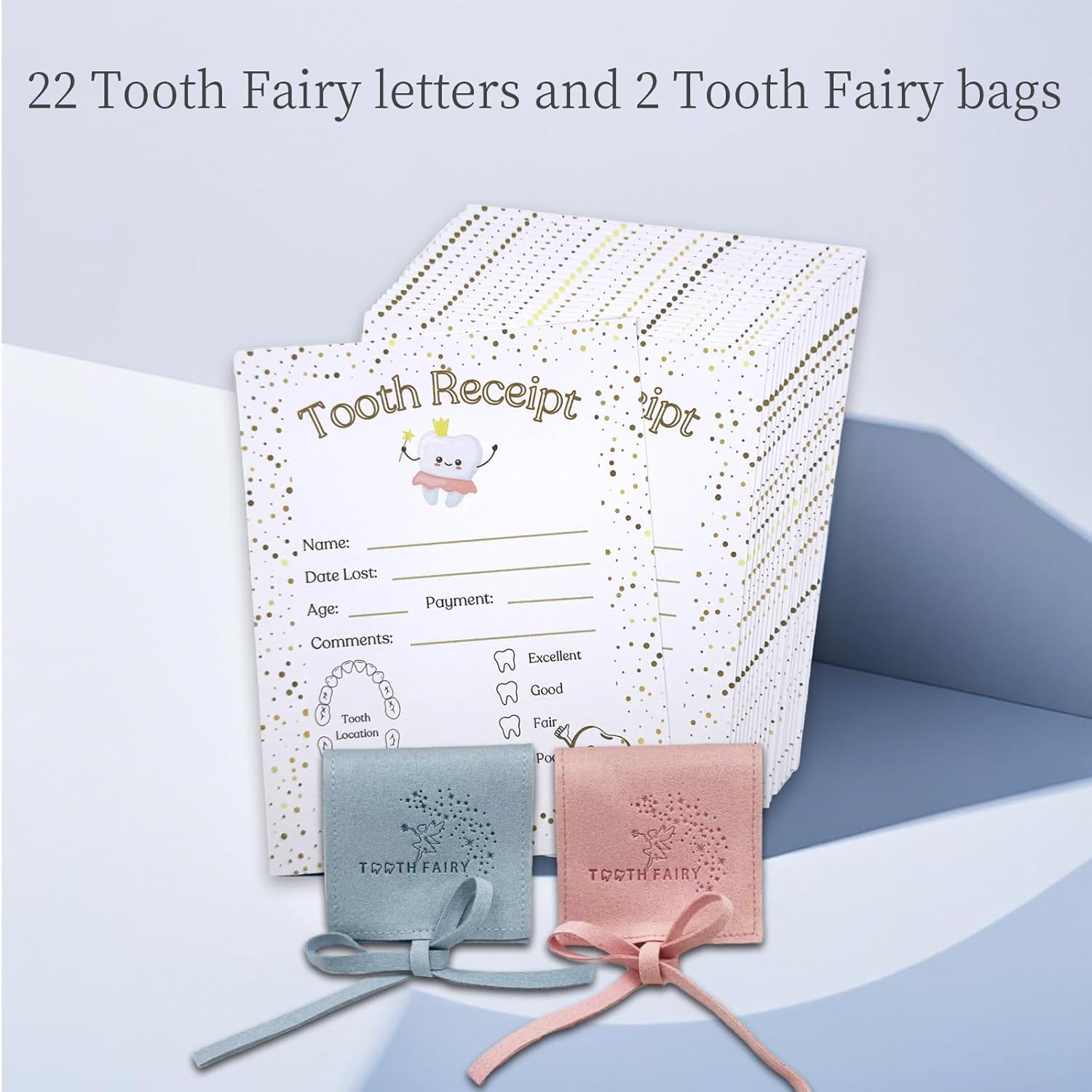 Feel Good Waves Tooth Fairy Kit with 2 Pouches