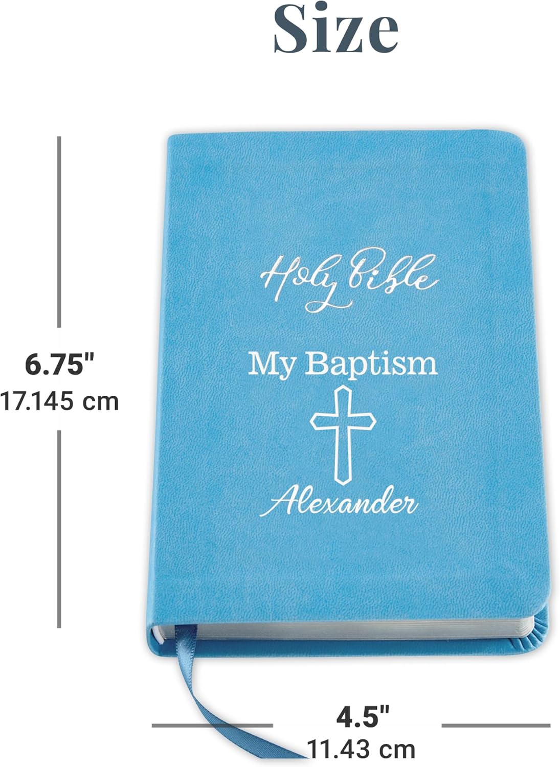 Lets Make Memories Personalized Baptism Bible - Pink