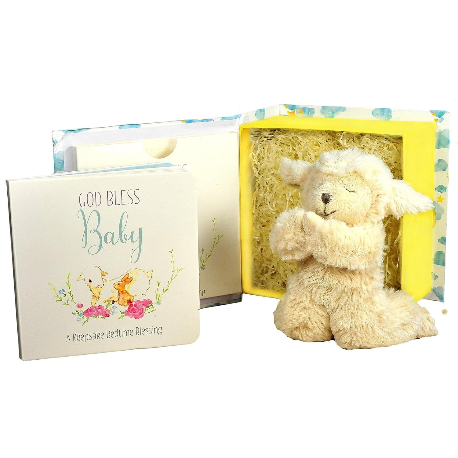 Tickle Main Baby Praying Musical Lamb Book Gift Set 1