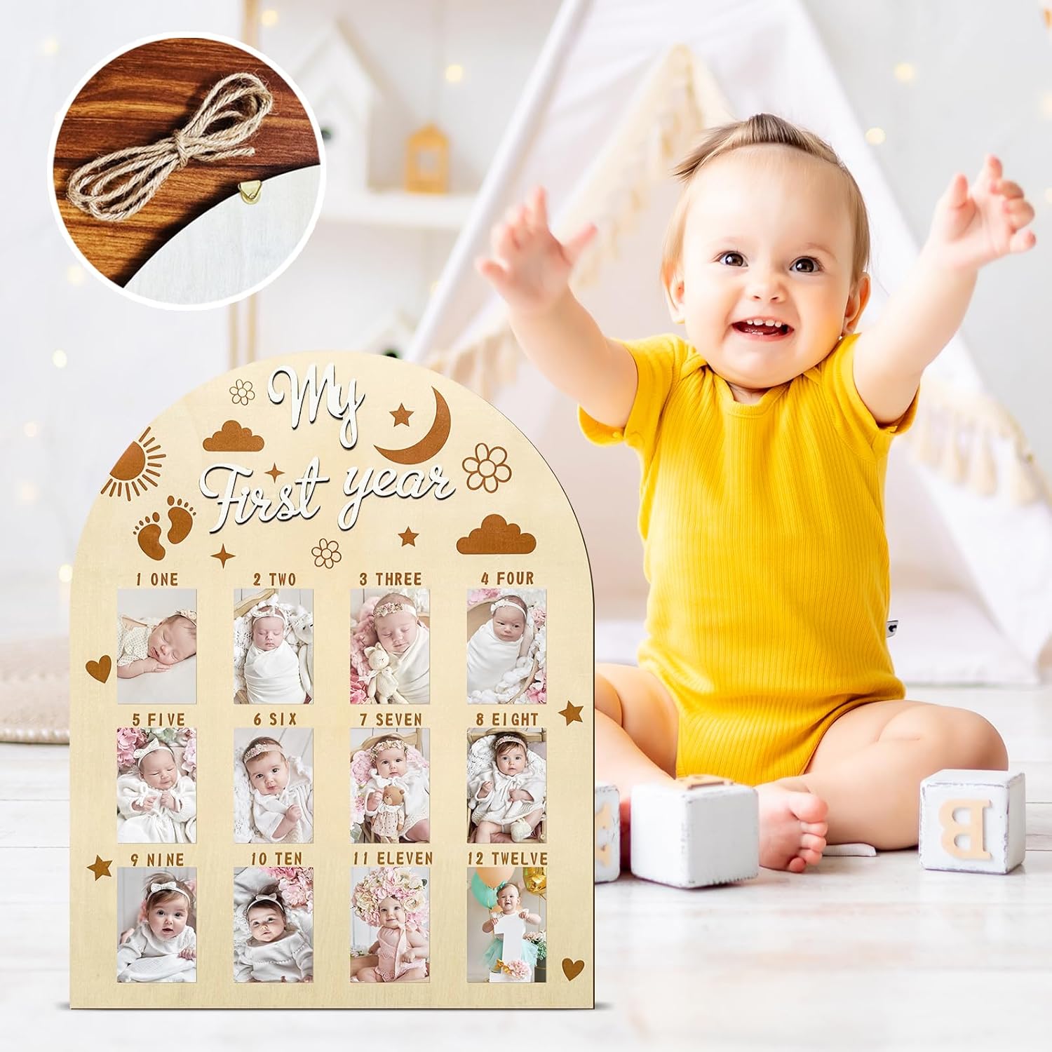 Barri Design First Year Photo Display Board