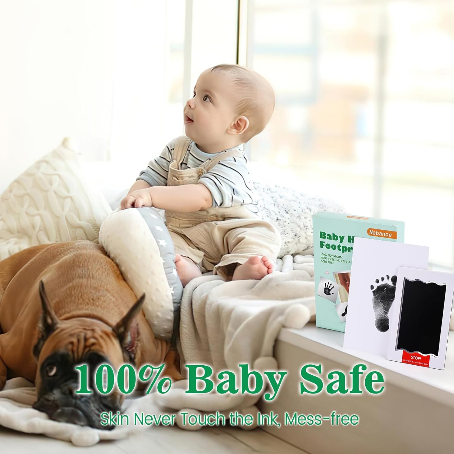 Nabance Inkless Baby Hand Footprint Kit 1
