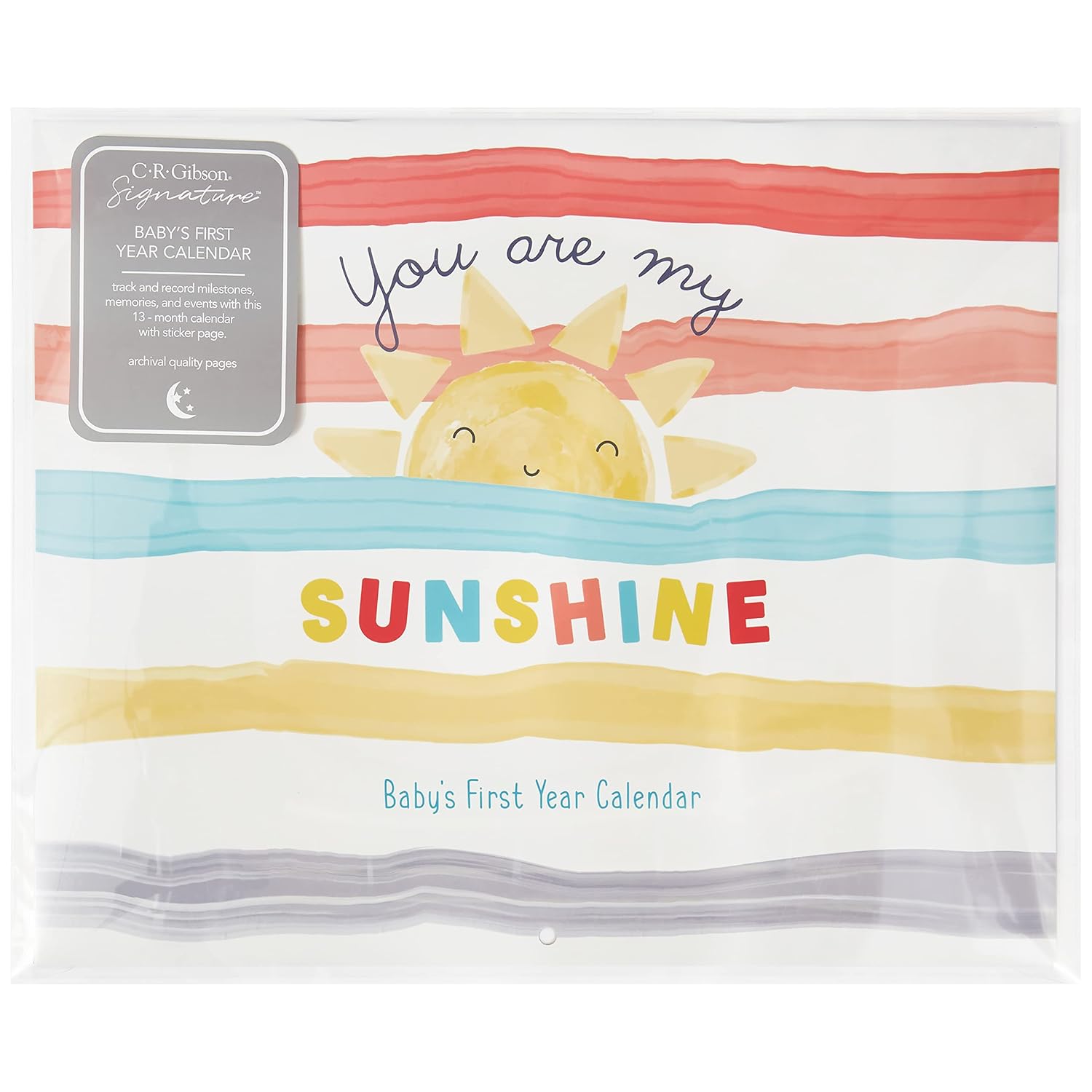 CR Gibson BA3-24545 You Are My Sunshine Keepsake Calendar
