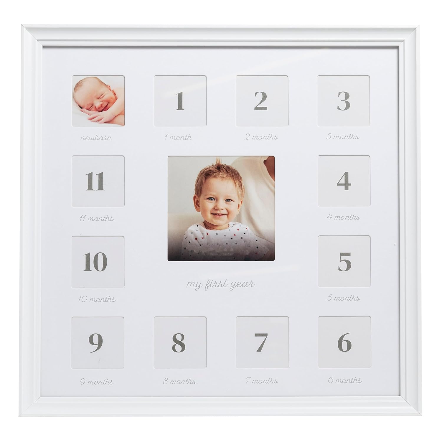 Little Blossoms First Year Frame - 12 Month Photo Collage