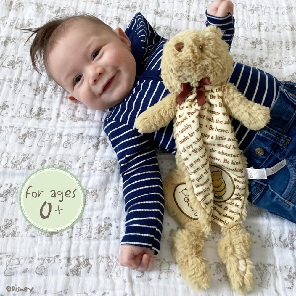 KIDS PREFERRED Disney Baby Pooh Lovey Blanket