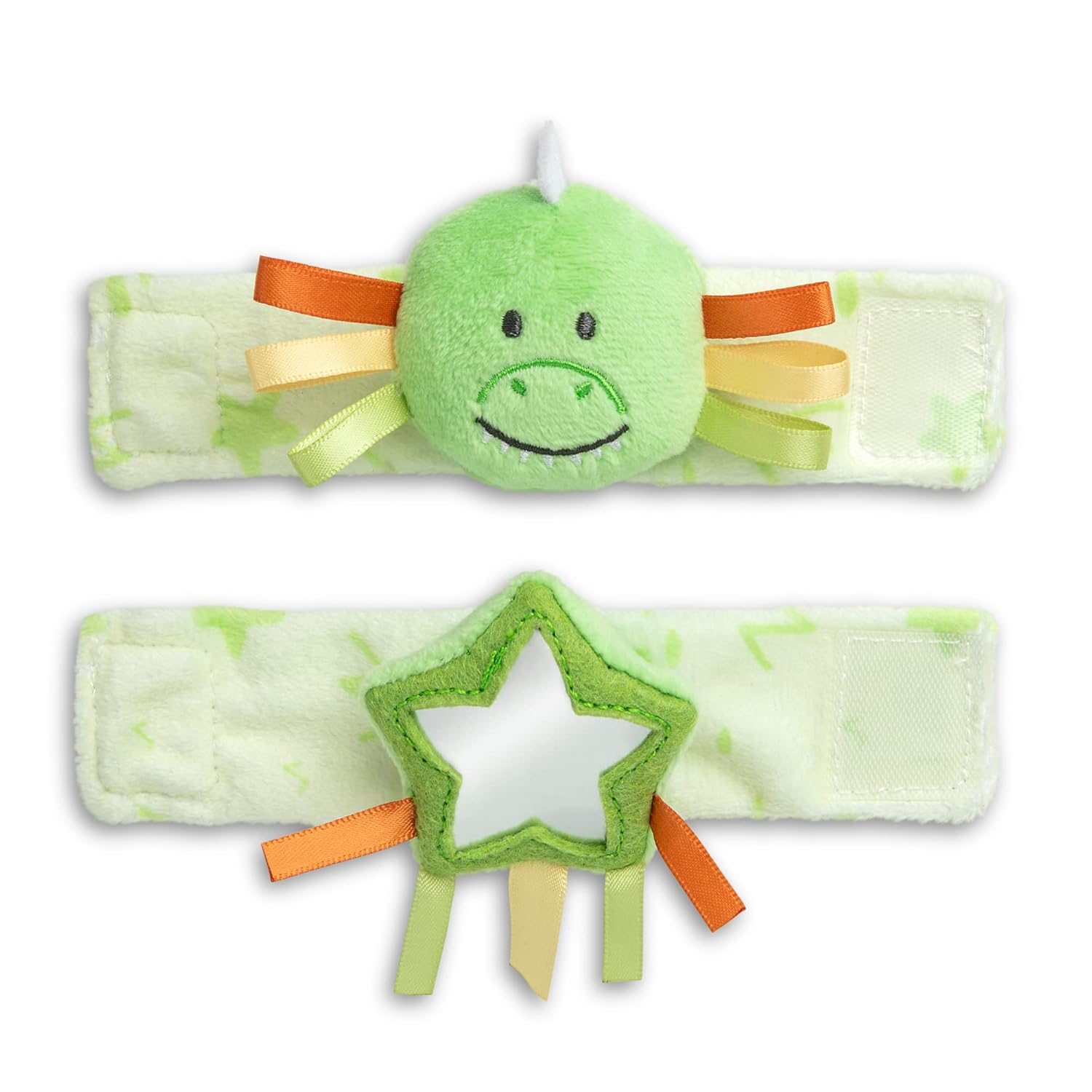 DEMDACO Unicorn Wrist Rattle and Mirror Toy