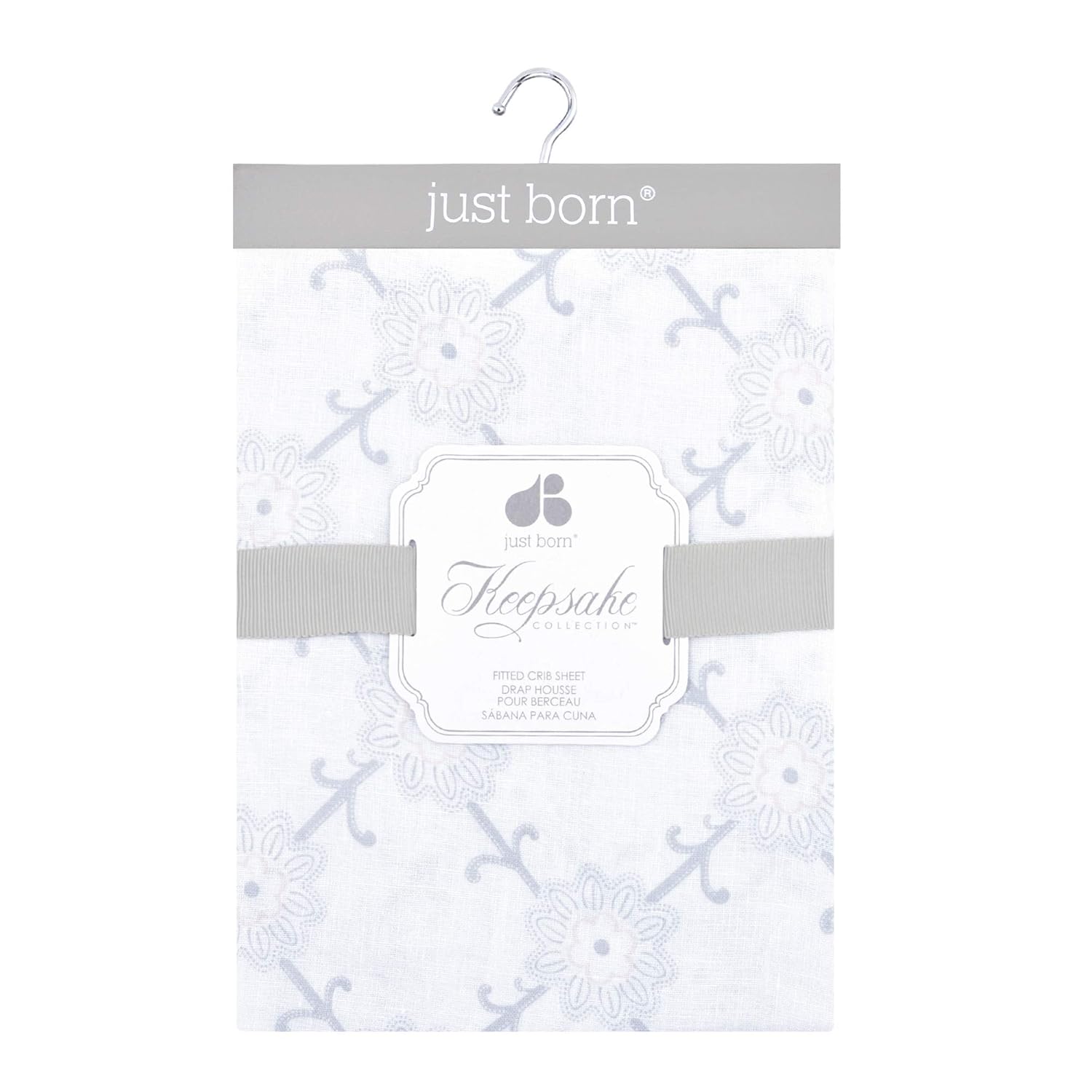 Just Born Boys and Girls Crib Sheet 100 Cotton