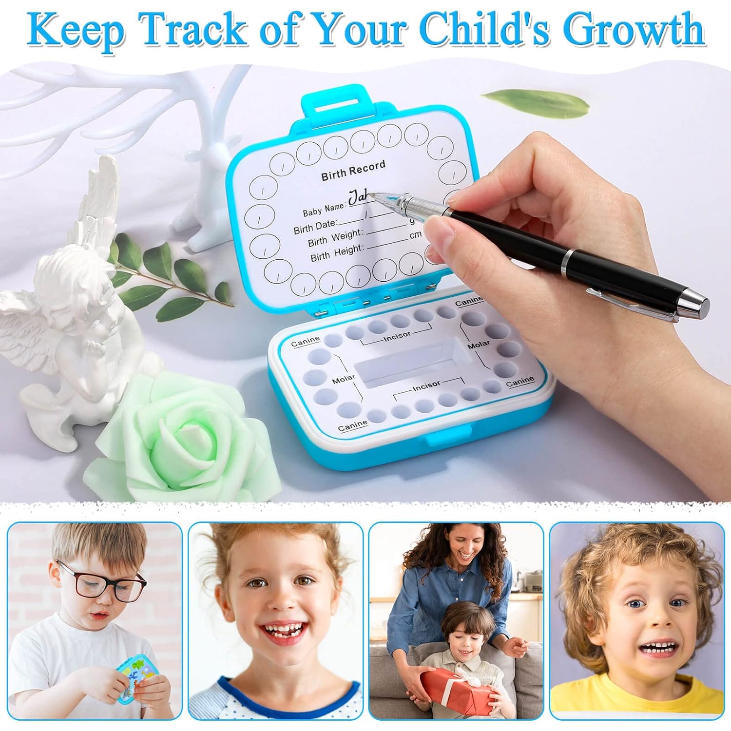 Caffox Tooth Keepsake Box for Kids 1
