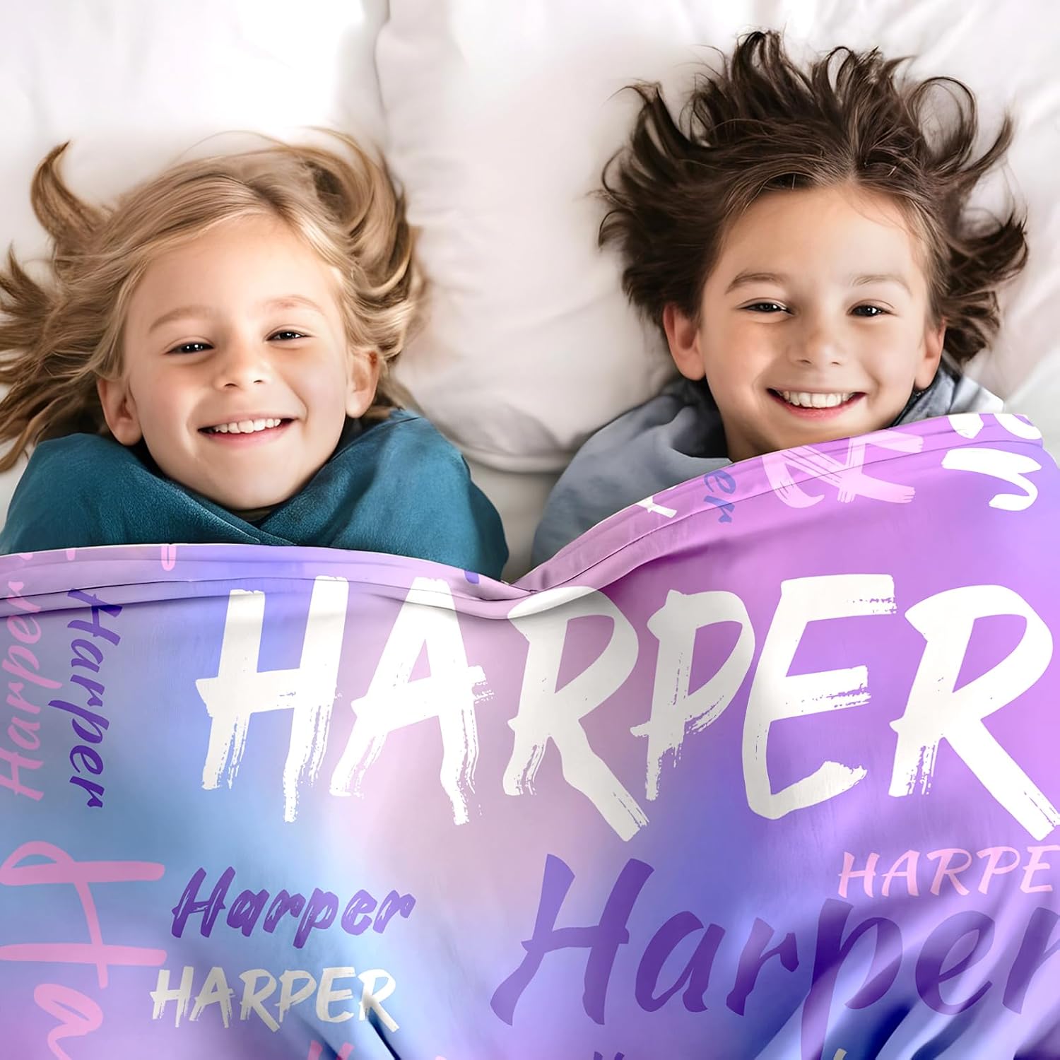 Baosity Custom Name Blanket for Kids Babies Adults