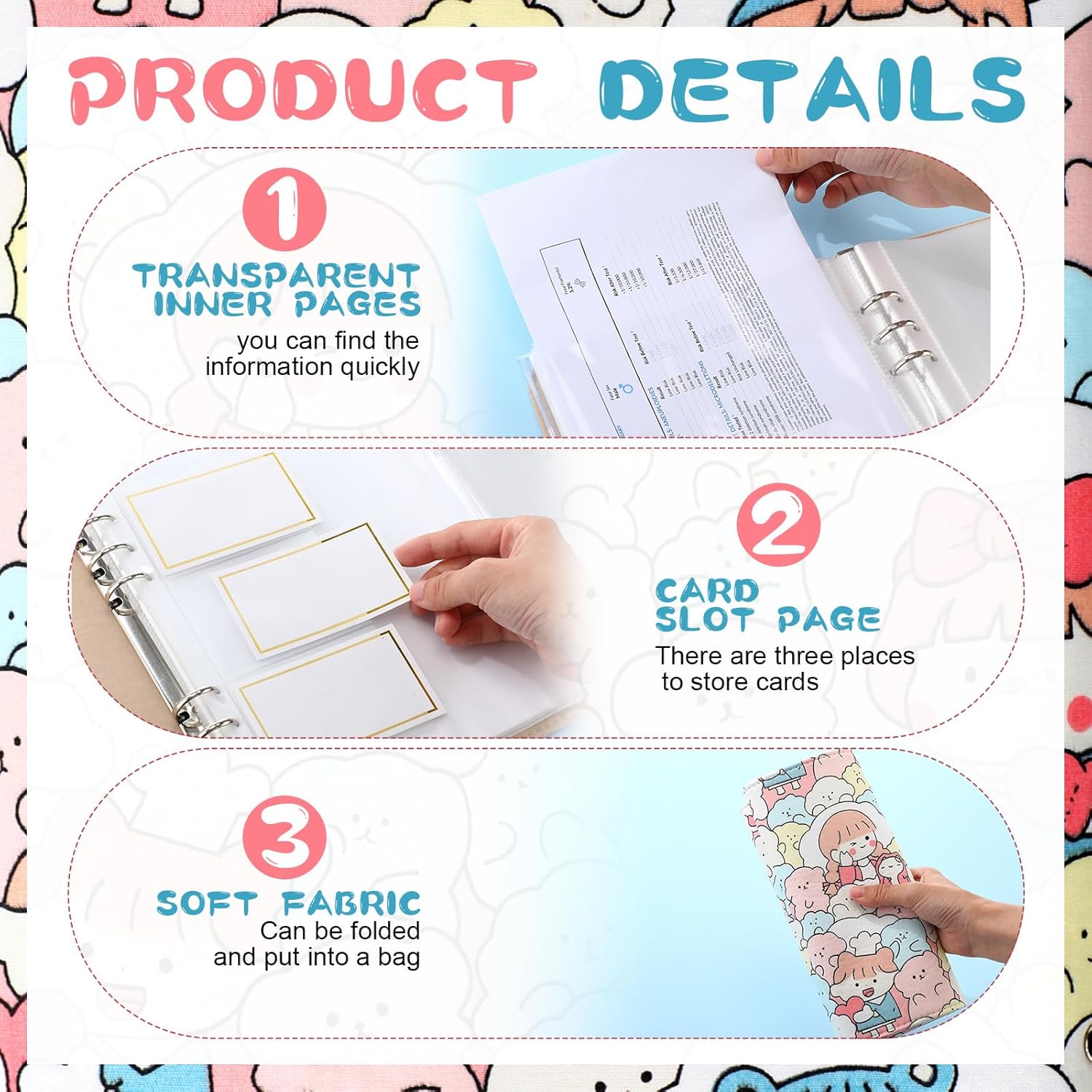 Marspark Baby Document Organizer with Zipper Bag