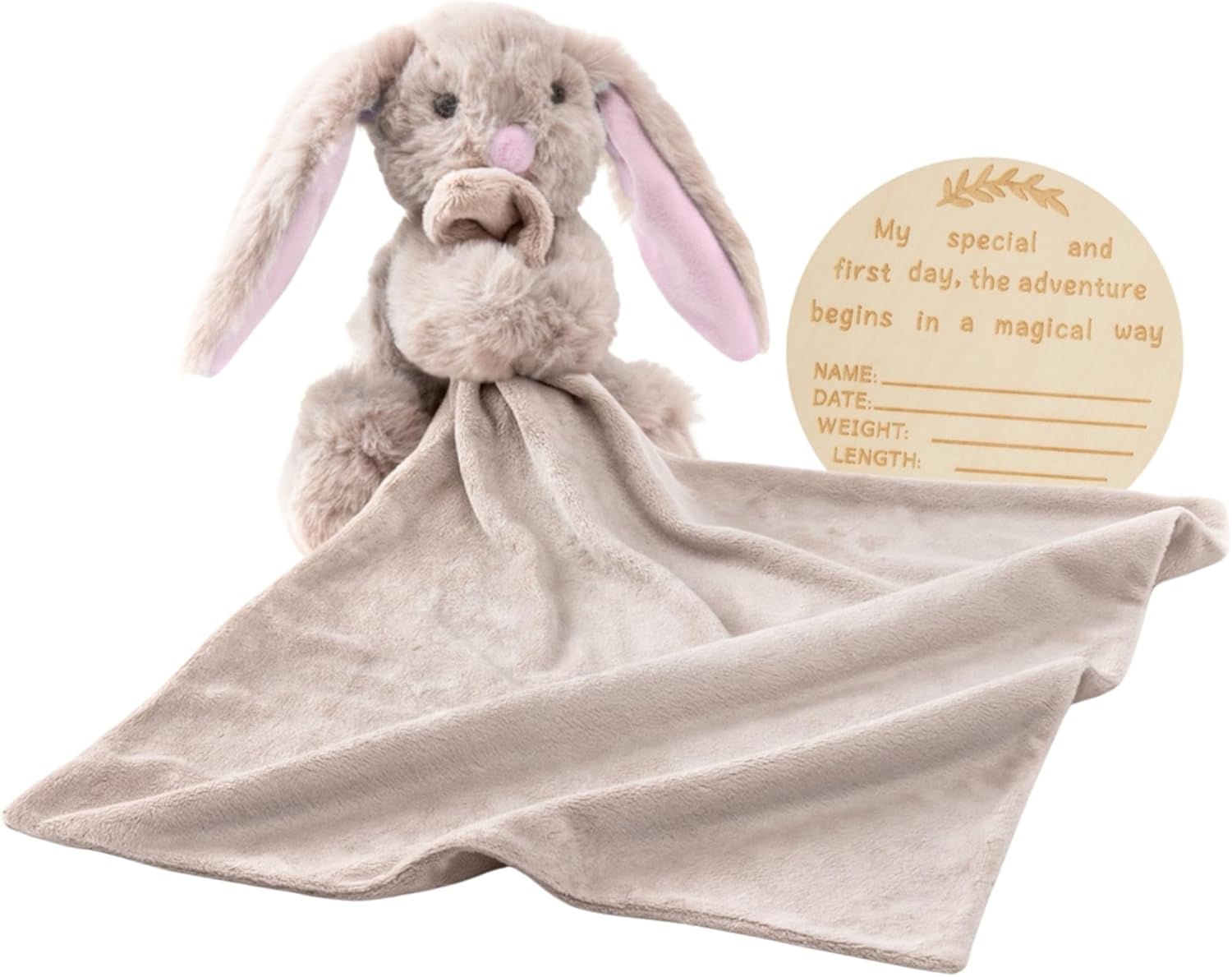 Baby Bunny Lovey Super Soft Security Blanket 196 Inches