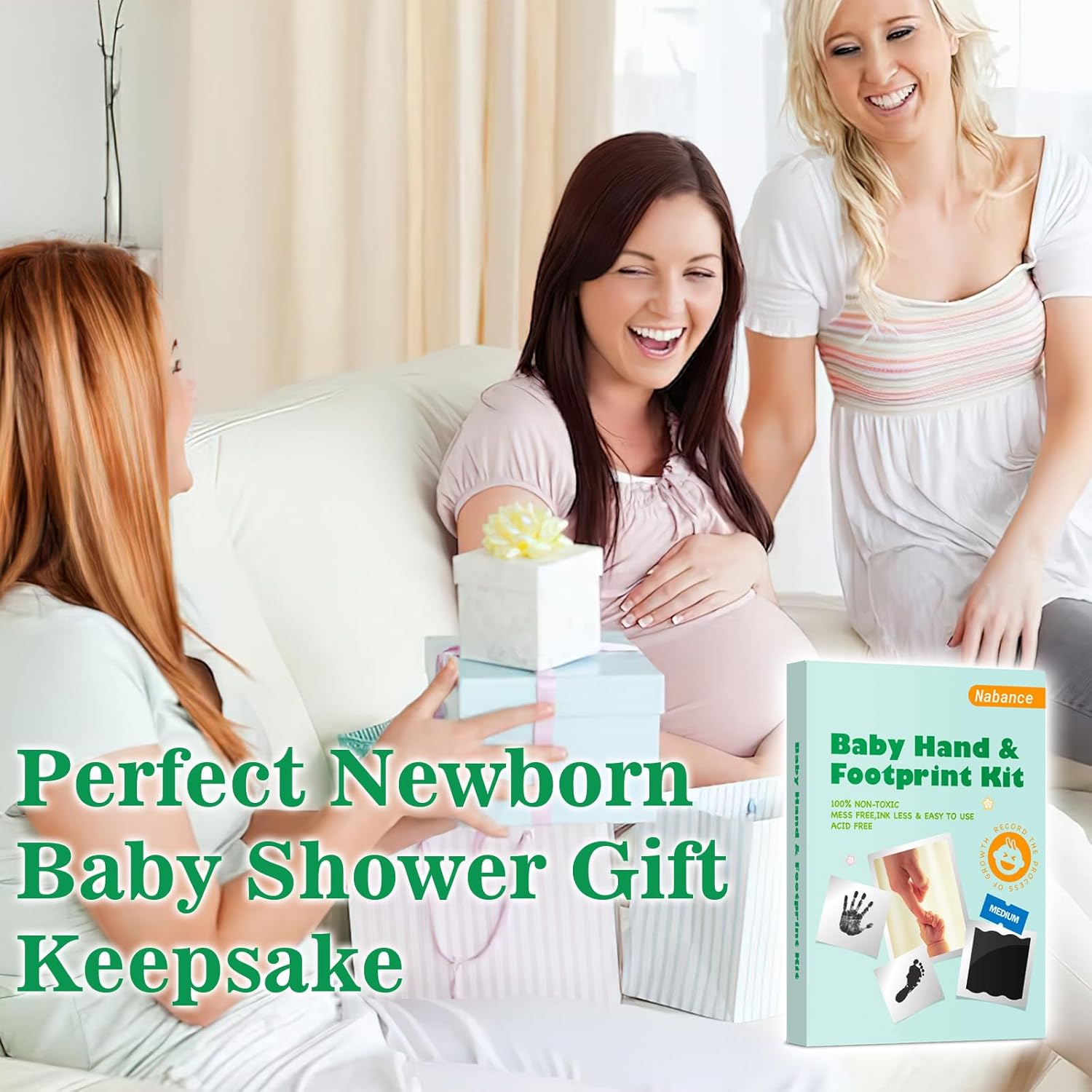 Nabance Inkless Baby Hand Footprint Kit 1