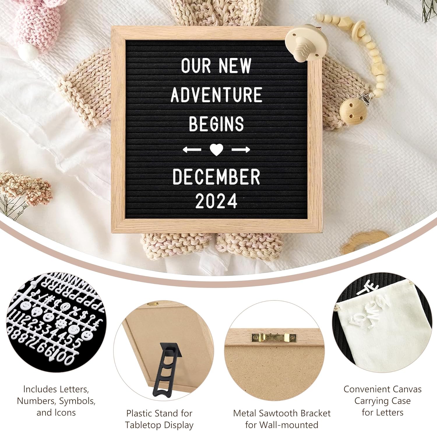 Blinking Stars Pregnancy Announcement Set 1