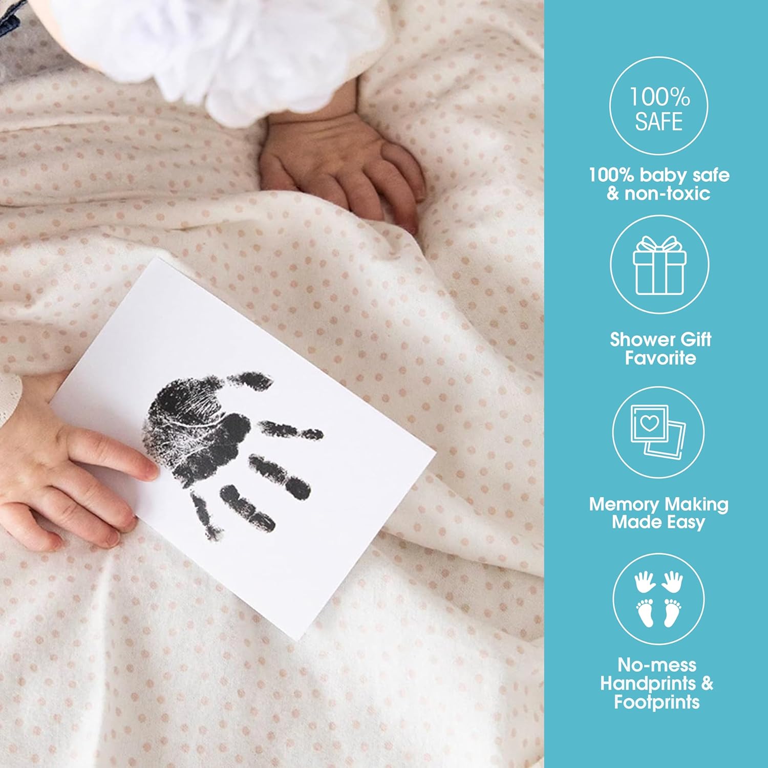 Pearhead 4-Pack Inkless Handprint Pawprint Kit