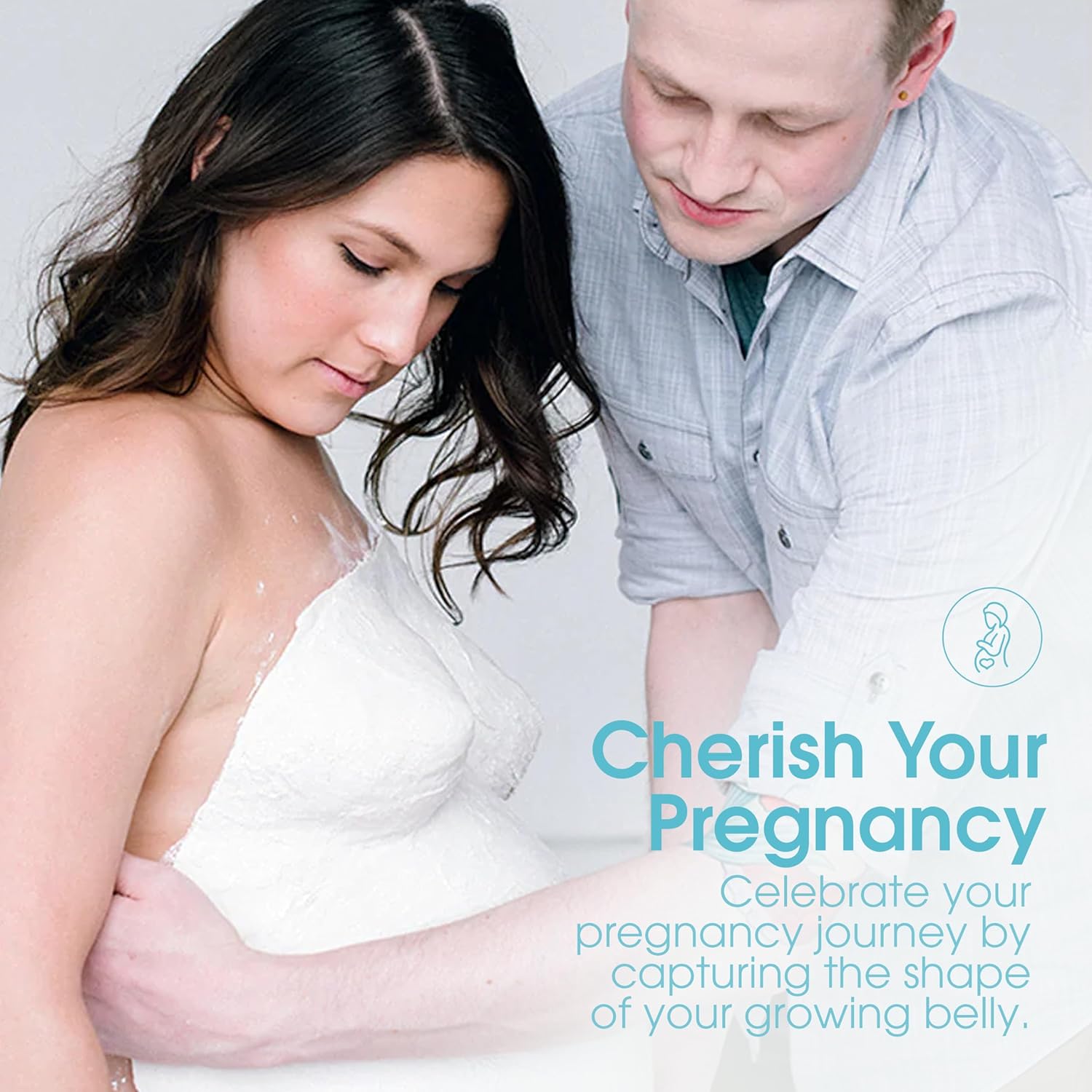 Pearhead Belly Casting Kit - Pregnancy Keepsake for Expecting Moms