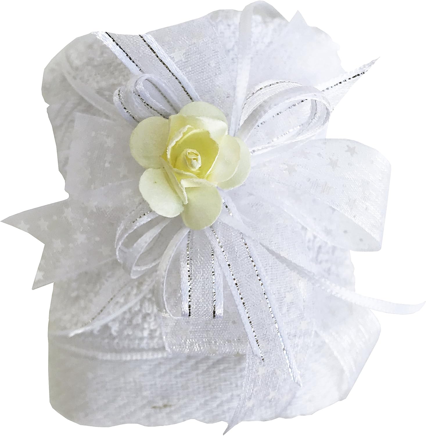 Arcngeles Mexicanos Baptism Candle Set Wooden Box