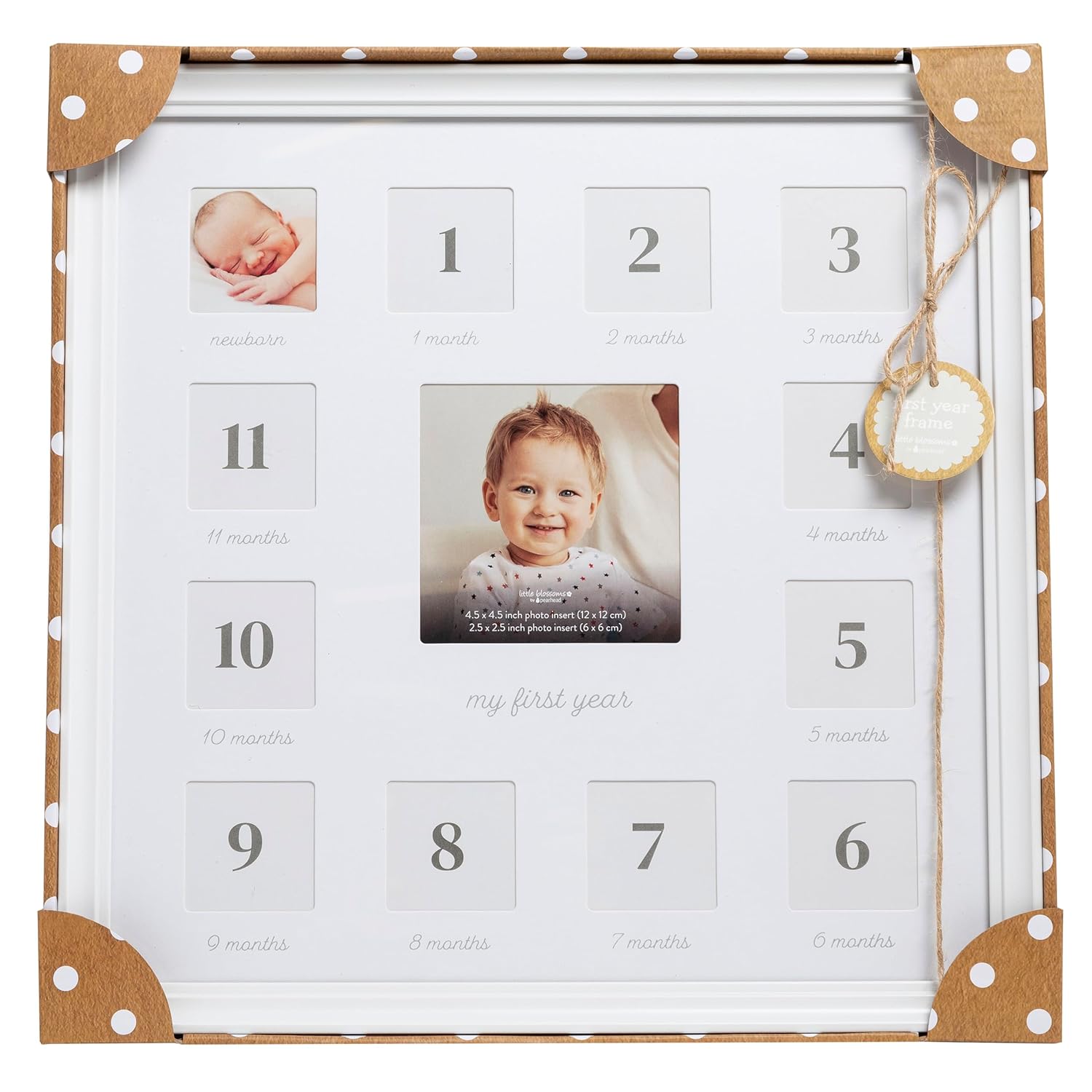 Little Blossoms First Year Frame - 12 Month Photo Collage