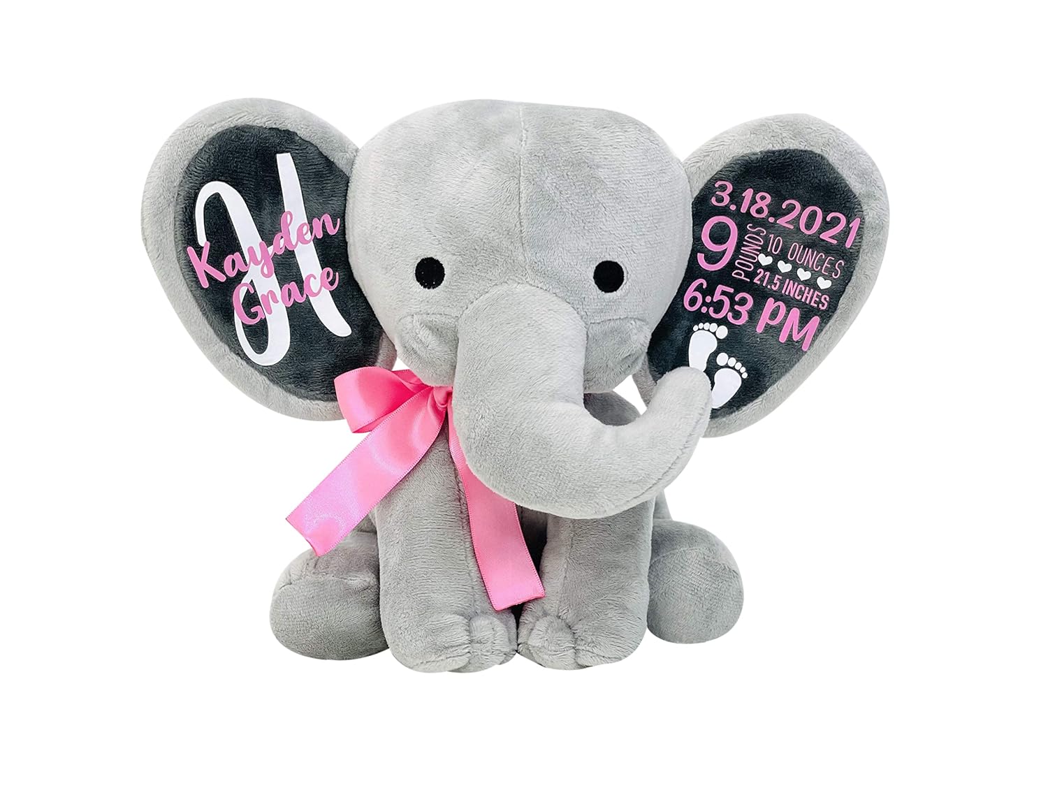 Personalized Baby Stuffed Animal Keepsake
