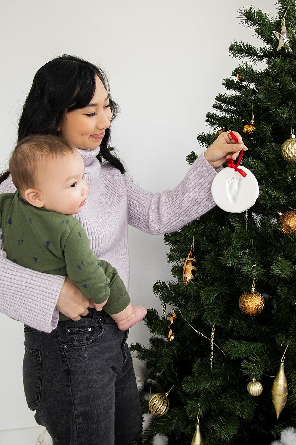 Pearhead Babyprints Ornament Kit Babys First Christmas Keepsake