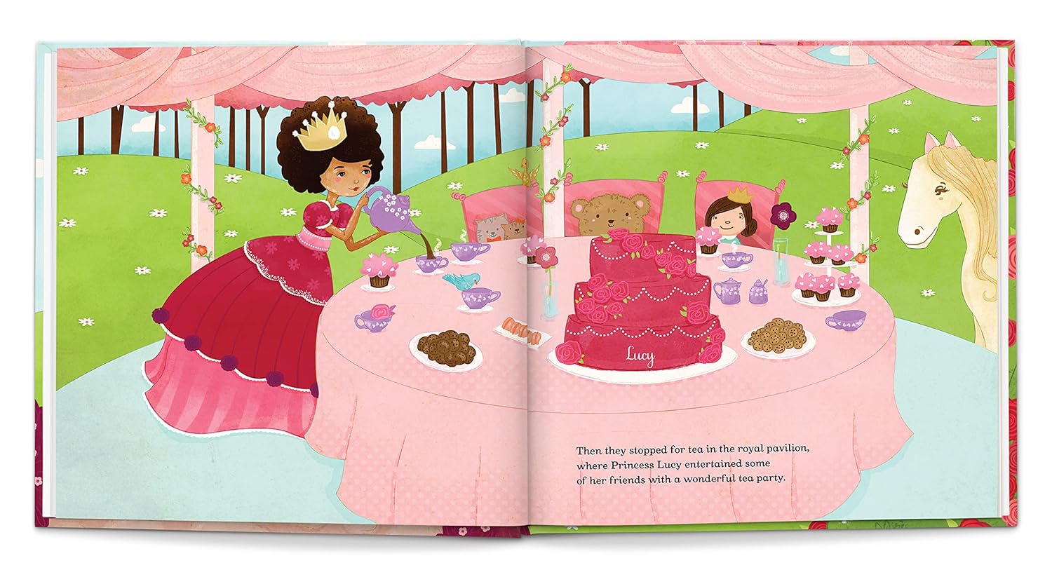 Princess Personalized Childrens Story Hardcover Keepsake