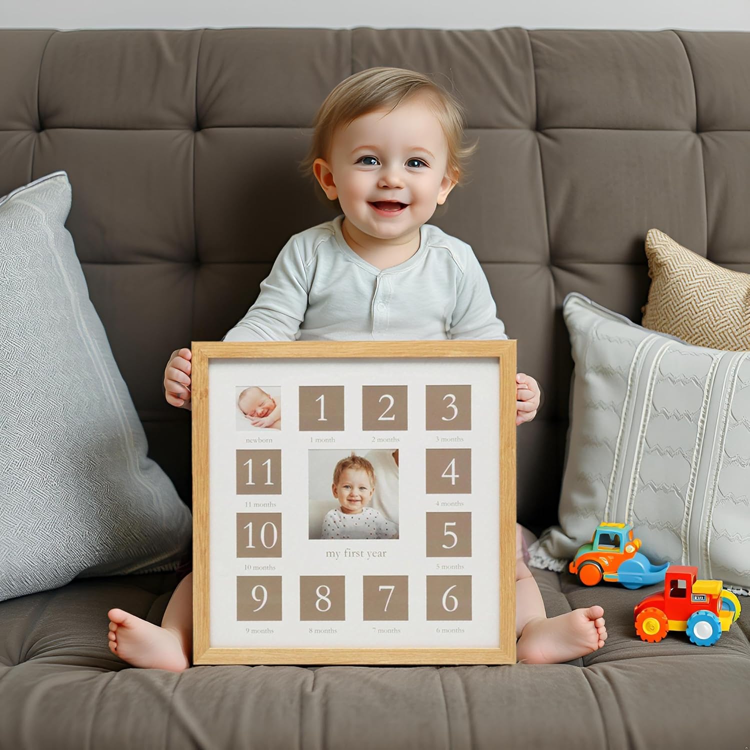 Kate Milo My First Year Wooden Picture Frame