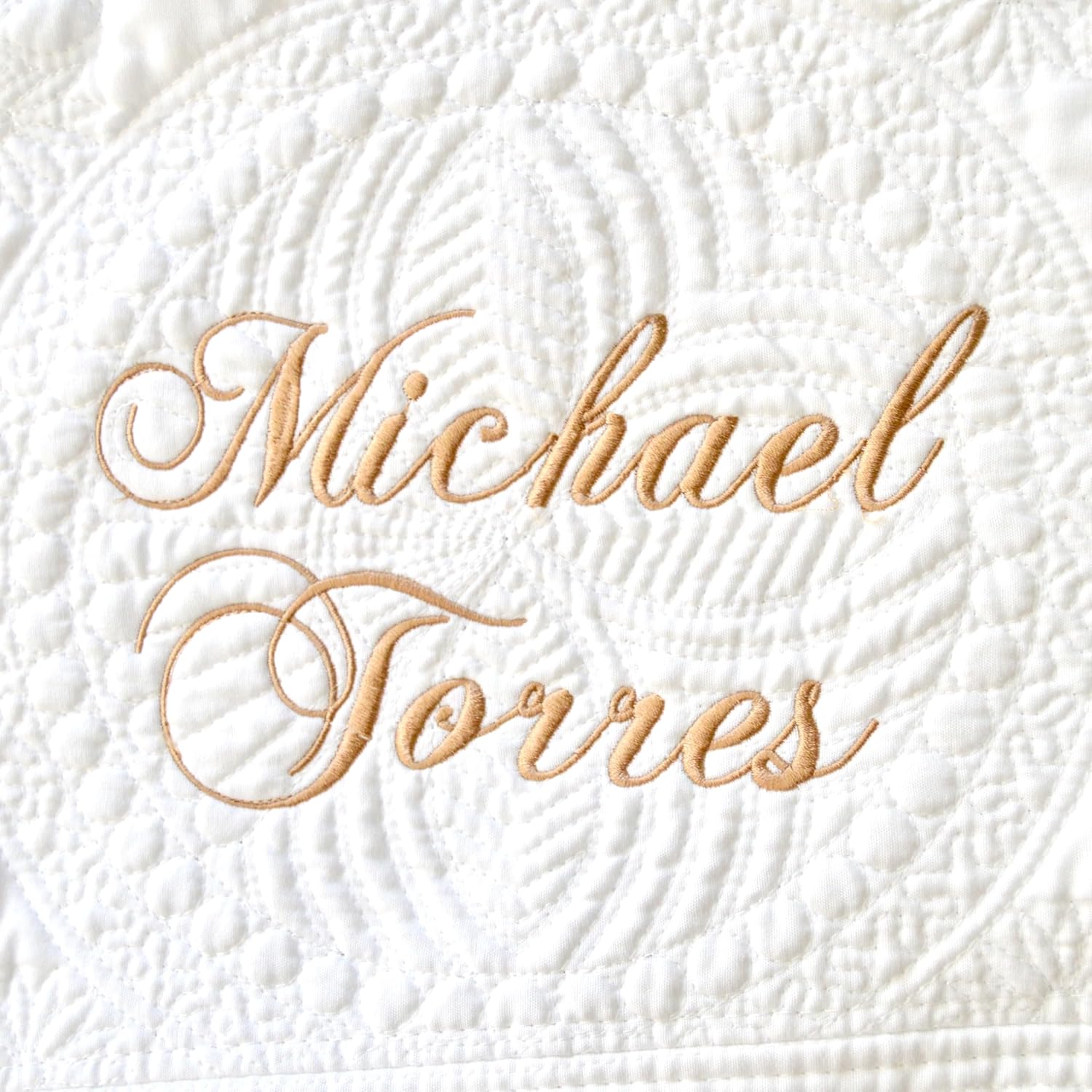 Personalized Baby Blanket With Name and Date Embroidered
