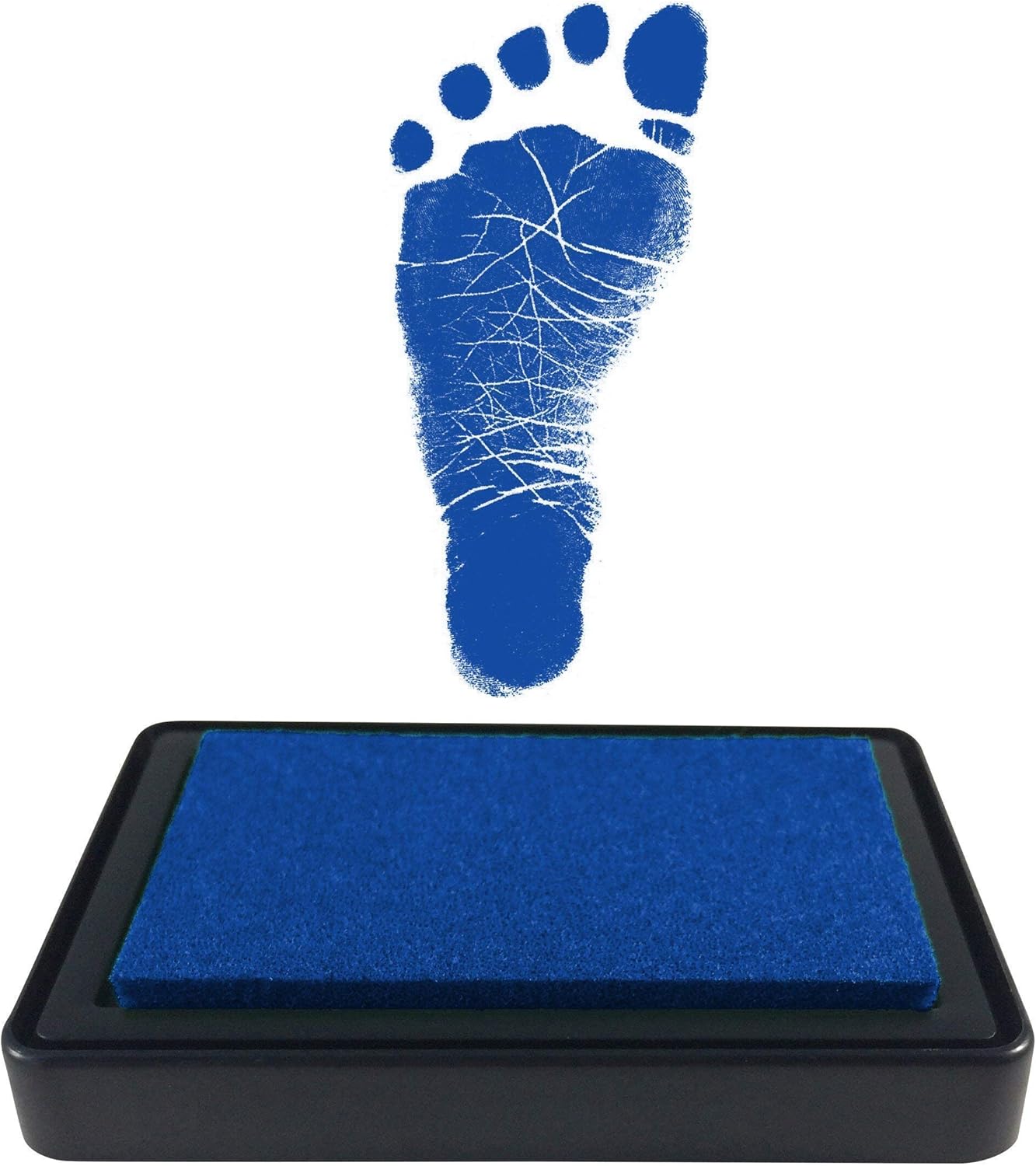 ReignDrop Ink Pad for Baby Footprint and Handprint - Dark Blue