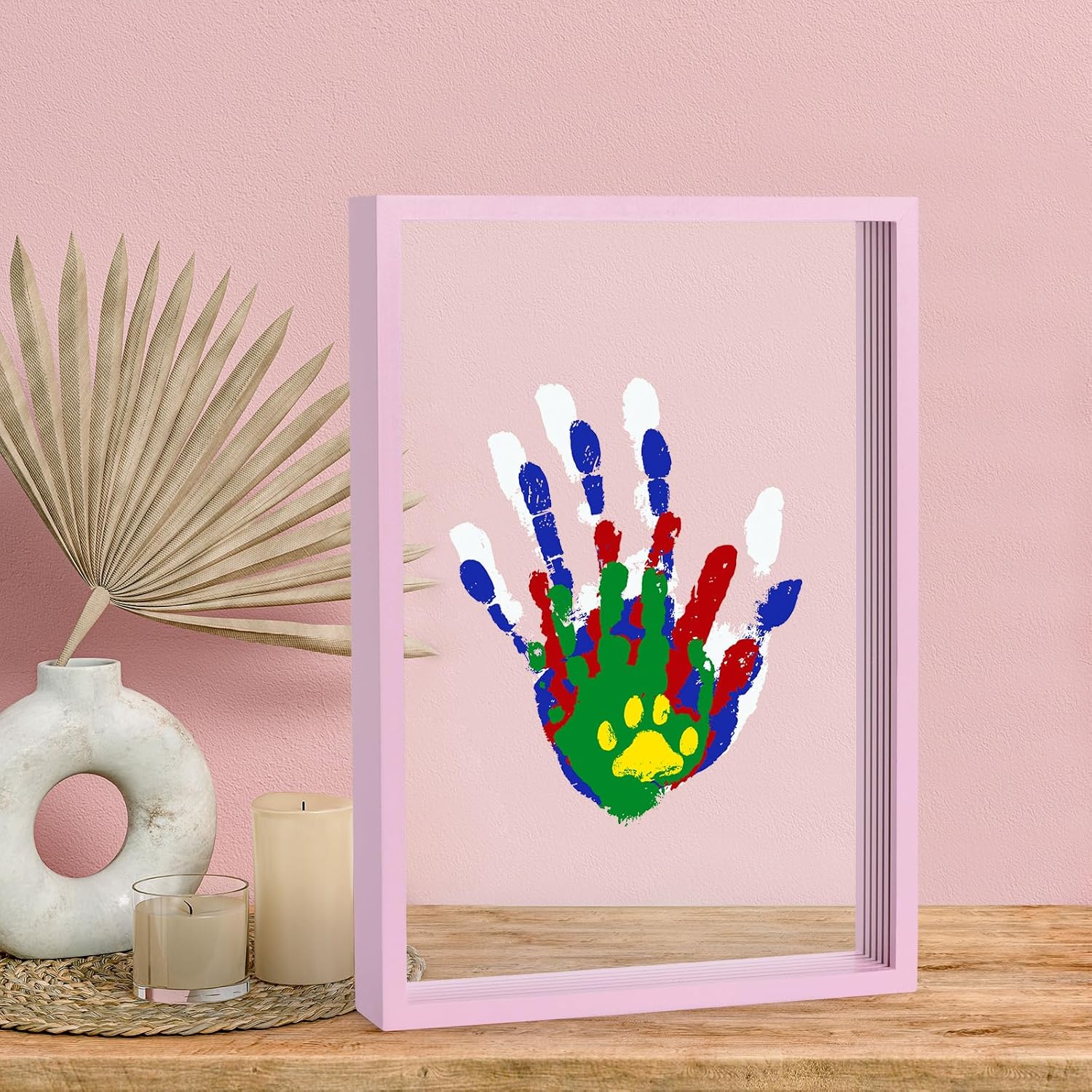 Family Handprint Kit with 5 Non-Toxic Paints