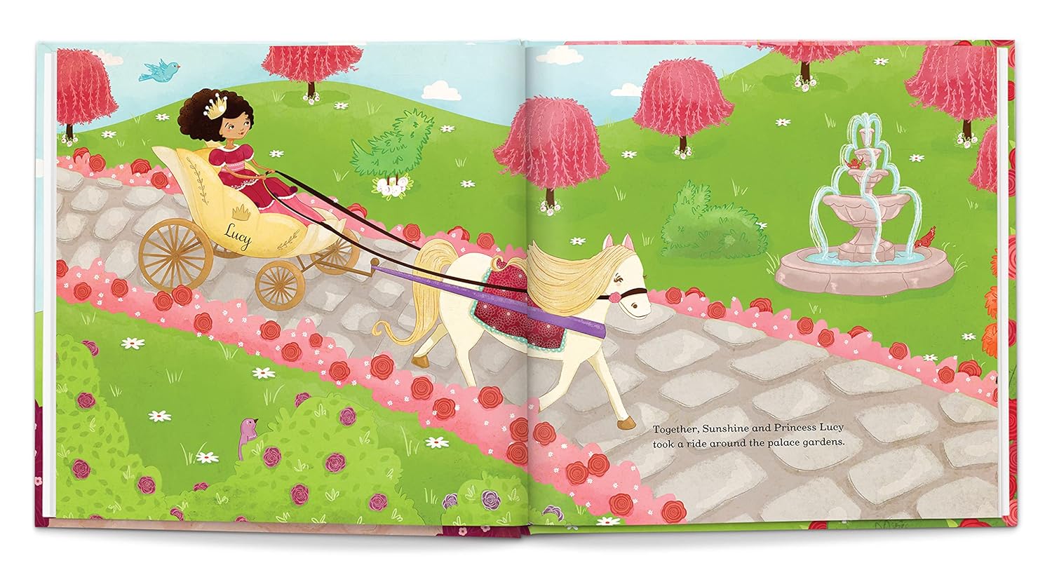 Princess Personalized Childrens Story Hardcover Keepsake