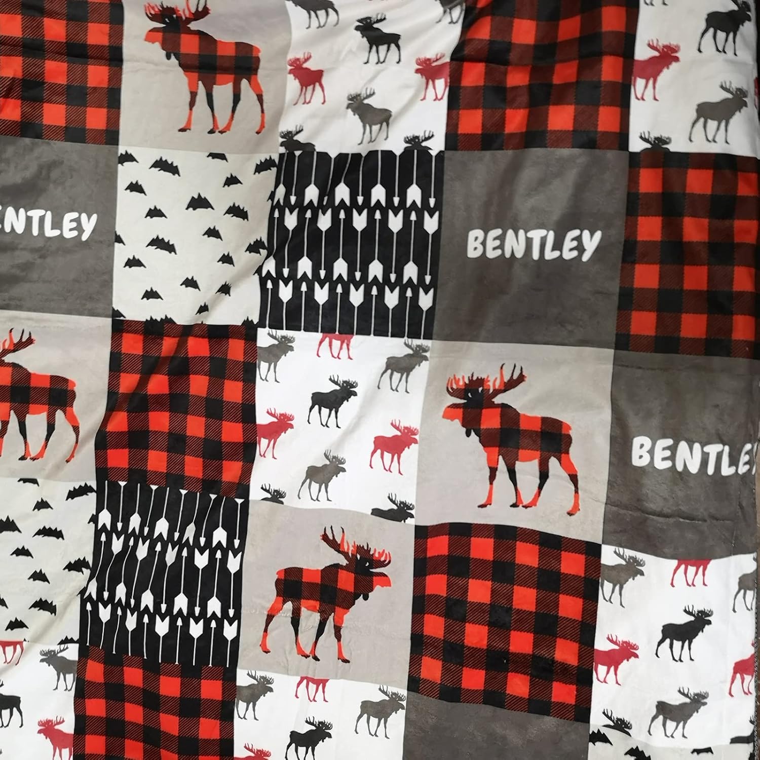 Munific Woodland Deer Personalized Baby Blanket 1