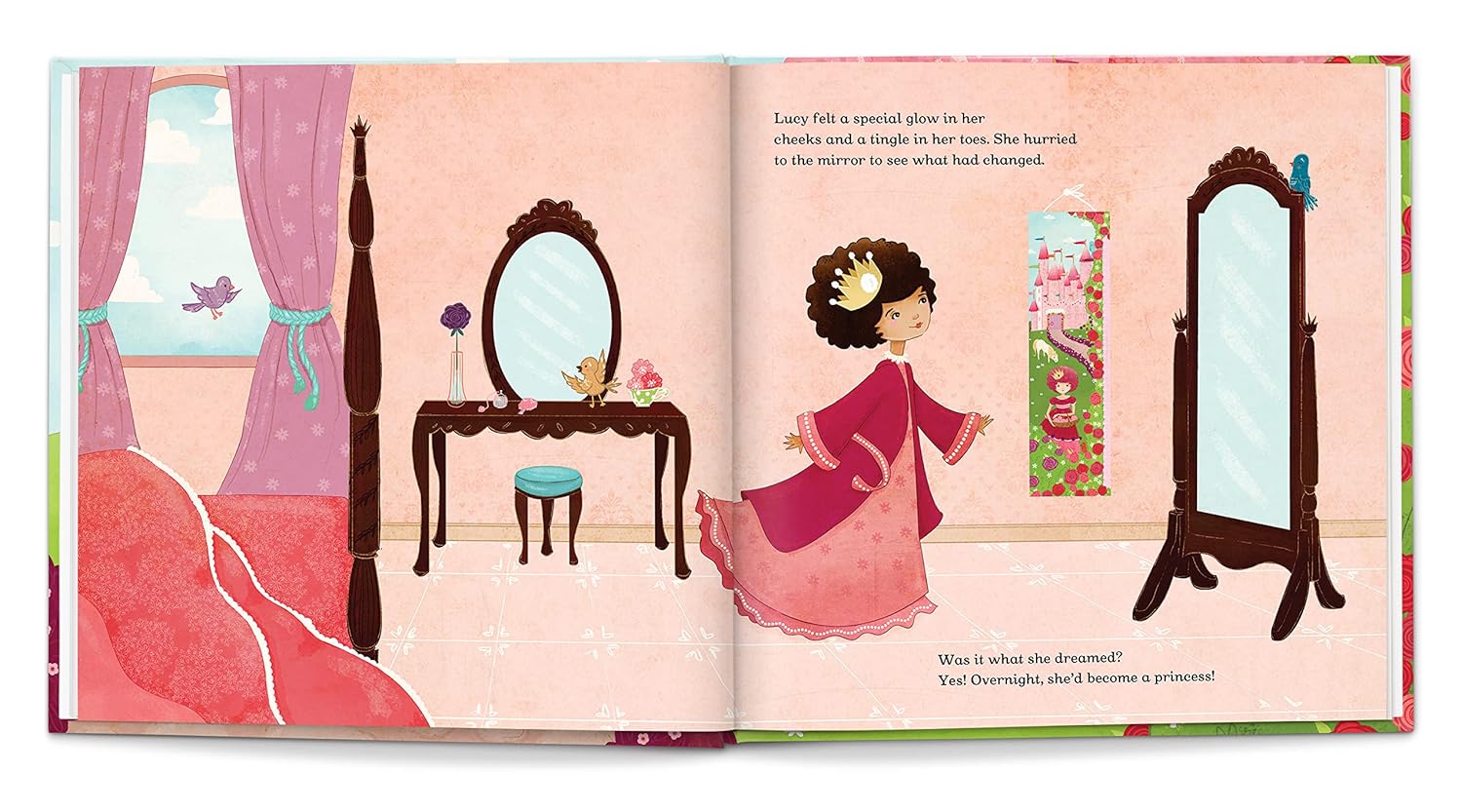 Princess Personalized Childrens Story Hardcover Keepsake