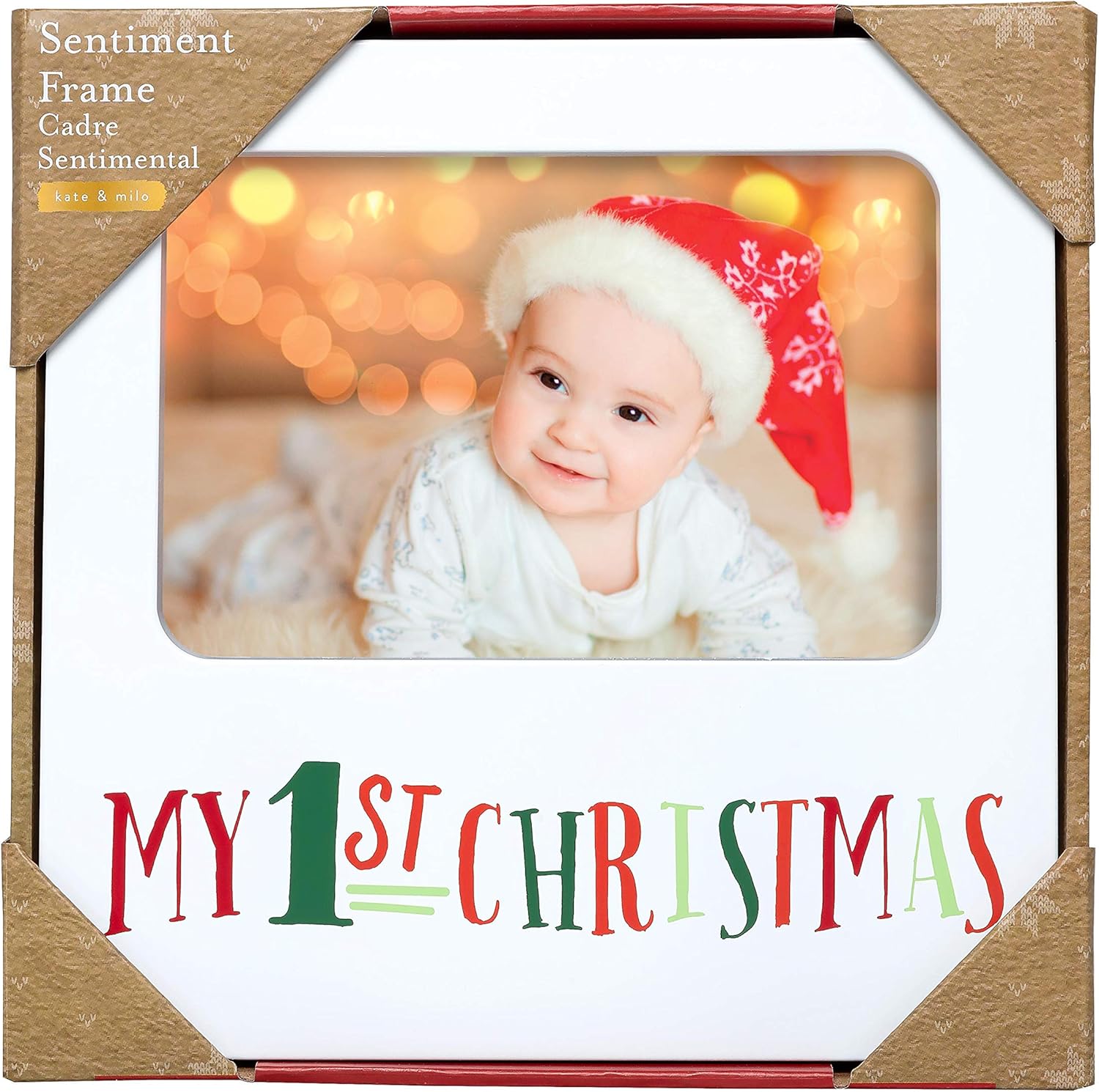 Kate Milo My 1st Christmas Photo Frame Pack of 2